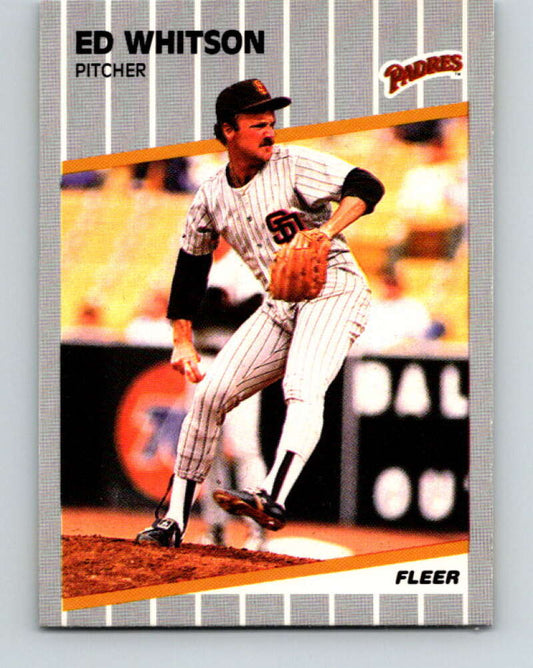 1989 Fleer #321 Ed Whitson Mint San Diego Padres