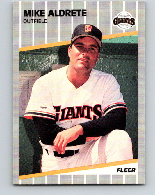 1989 Fleer #323 Mike Aldrete Mint San Francisco Giants
