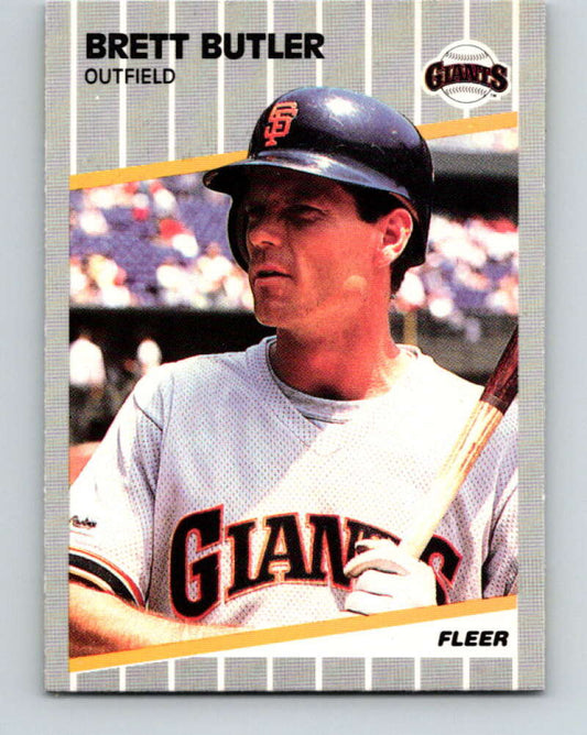 1989 Fleer #324 Brett Butler Mint San Francisco Giants
