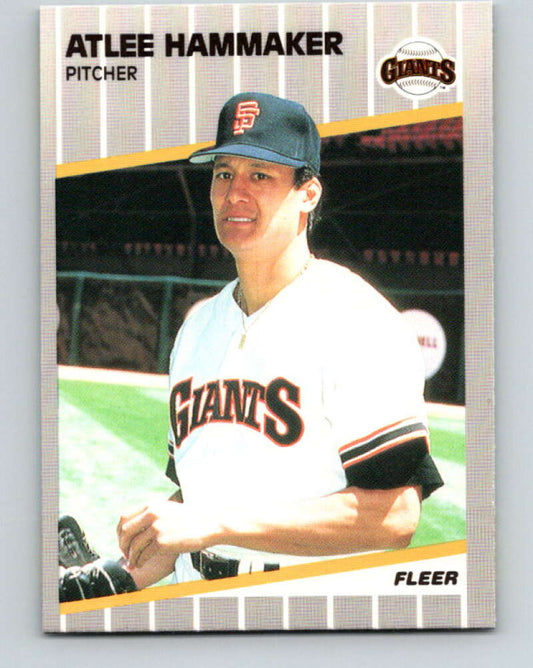 1989 Fleer #329 Atlee Hammaker Mint San Francisco Giants