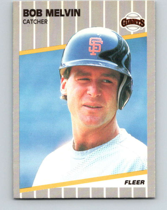 1989 Fleer #335 Bob Melvin Mint San Francisco Giants