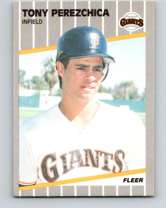 1989 Fleer #338 Tony Perezchica Mint San Francisco Giants