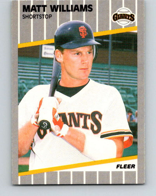 1989 Fleer #346 Matt Williams Mint San Francisco Giants