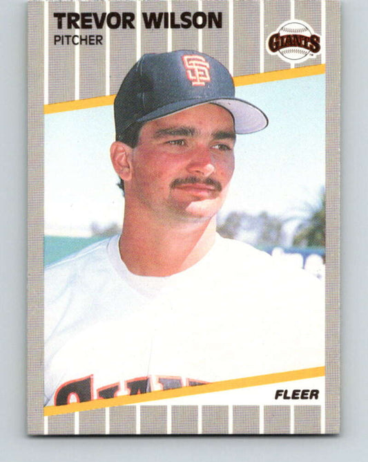 1989 Fleer #347 Trevor Wilson Mint RC Rookie San Francisco Giants