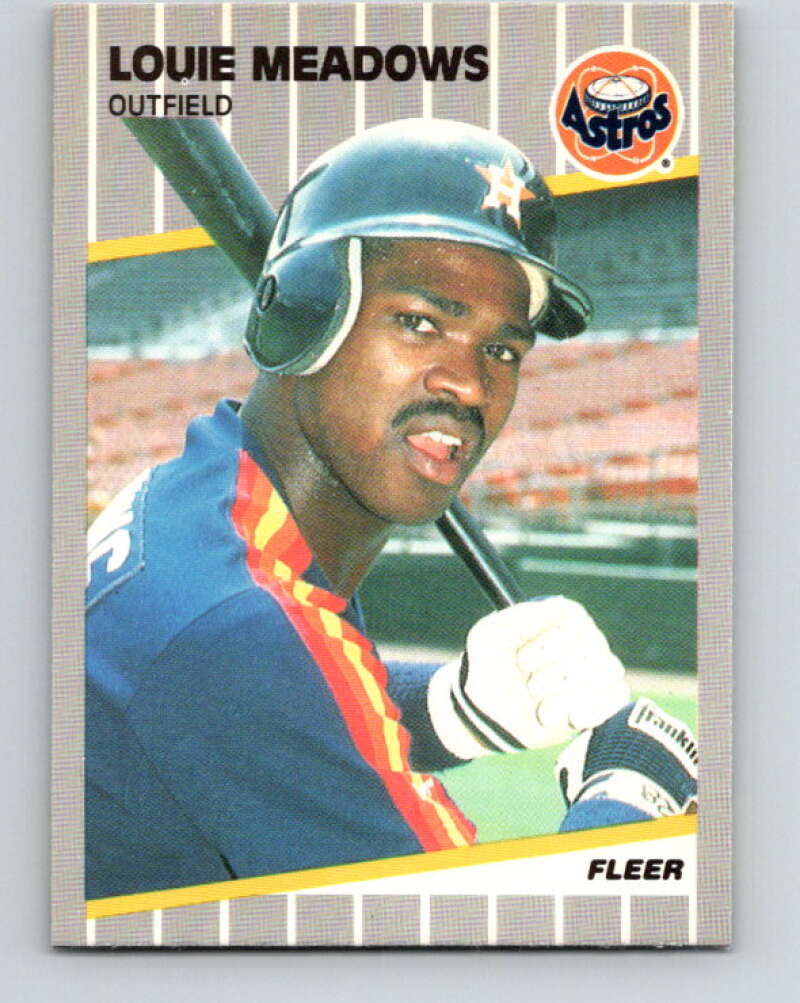 1989 Fleer #361 Louie Meadows UER Mint Houston Astros