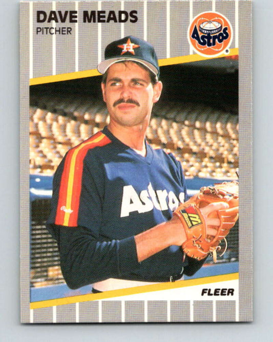 1989 Fleer #362 Dave Meads Mint Houston Astros