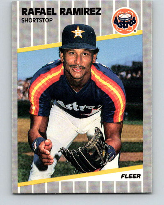 1989 Fleer #365 Rafael Ramirez Mint Houston Astros