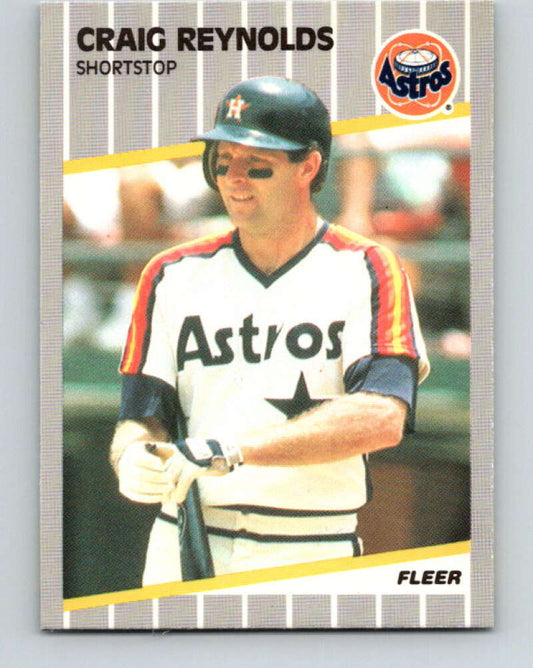 1989 Fleer #366 Craig Reynolds Mint Houston Astros