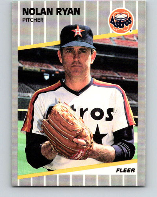 1989 Fleer #368 Nolan Ryan Mint Houston Astros