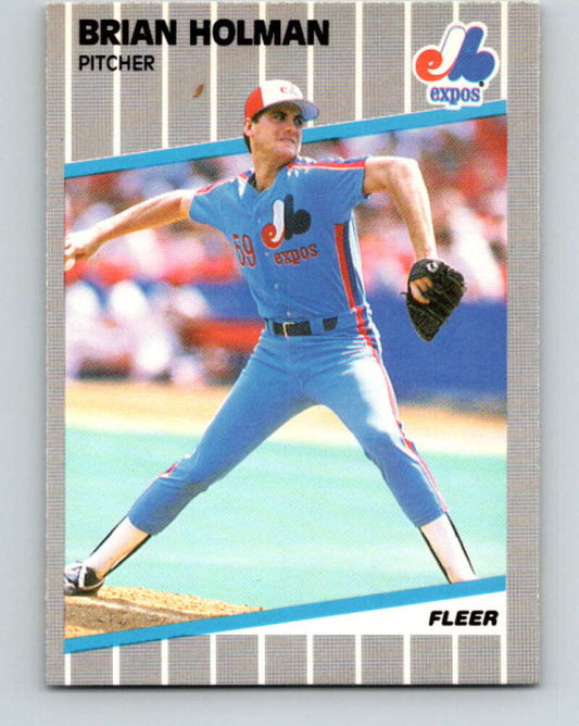 1989 Fleer #379 Brian Holman Mint RC Rookie Montreal Expos