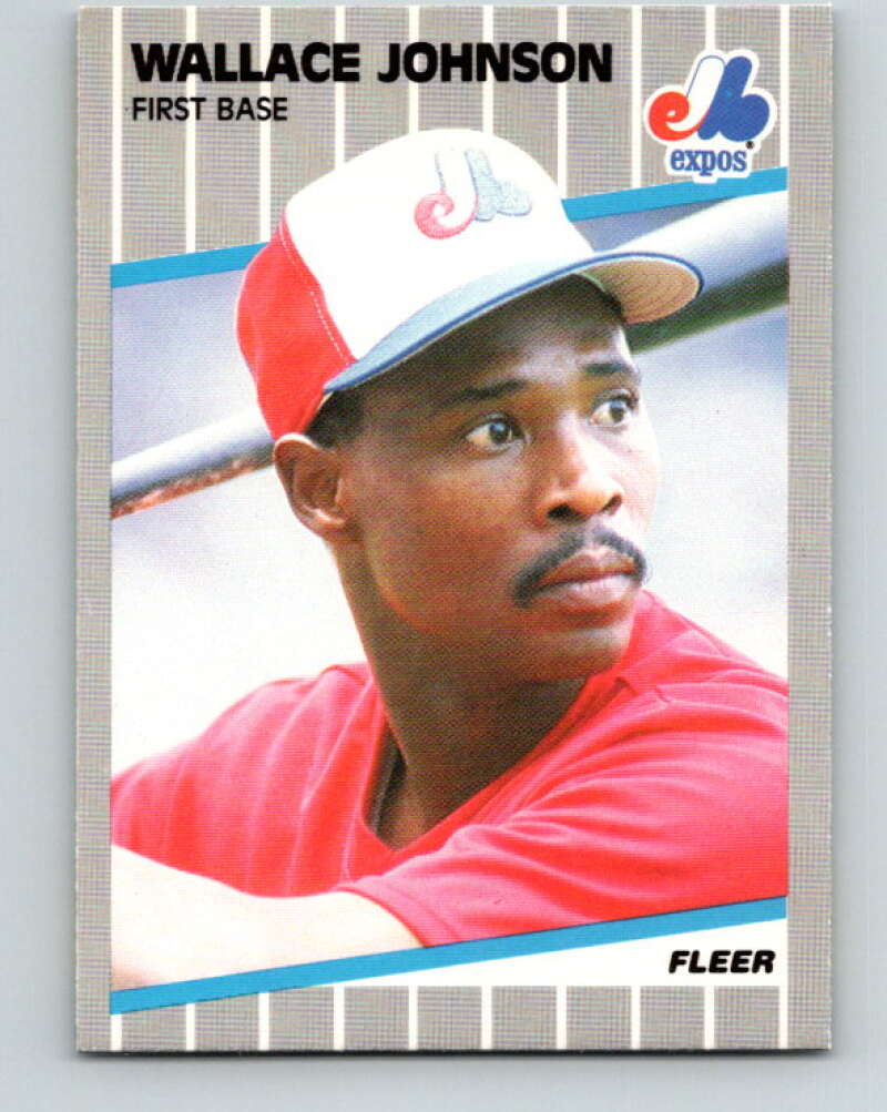 1989 Fleer #382 Wallace Johnson Mint Montreal Expos