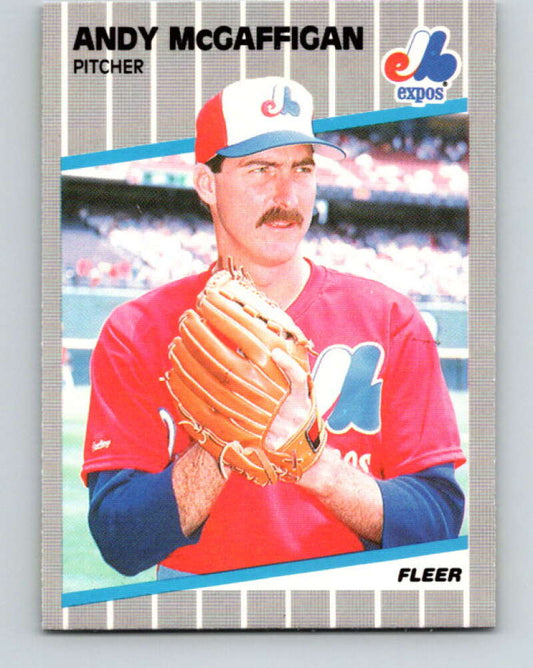 1989 Fleer #386 Andy McGaffigan Mint Montreal Expos