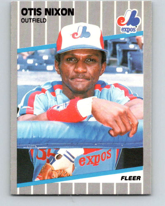 1989 Fleer #387 Otis Nixon Mint Montreal Expos
