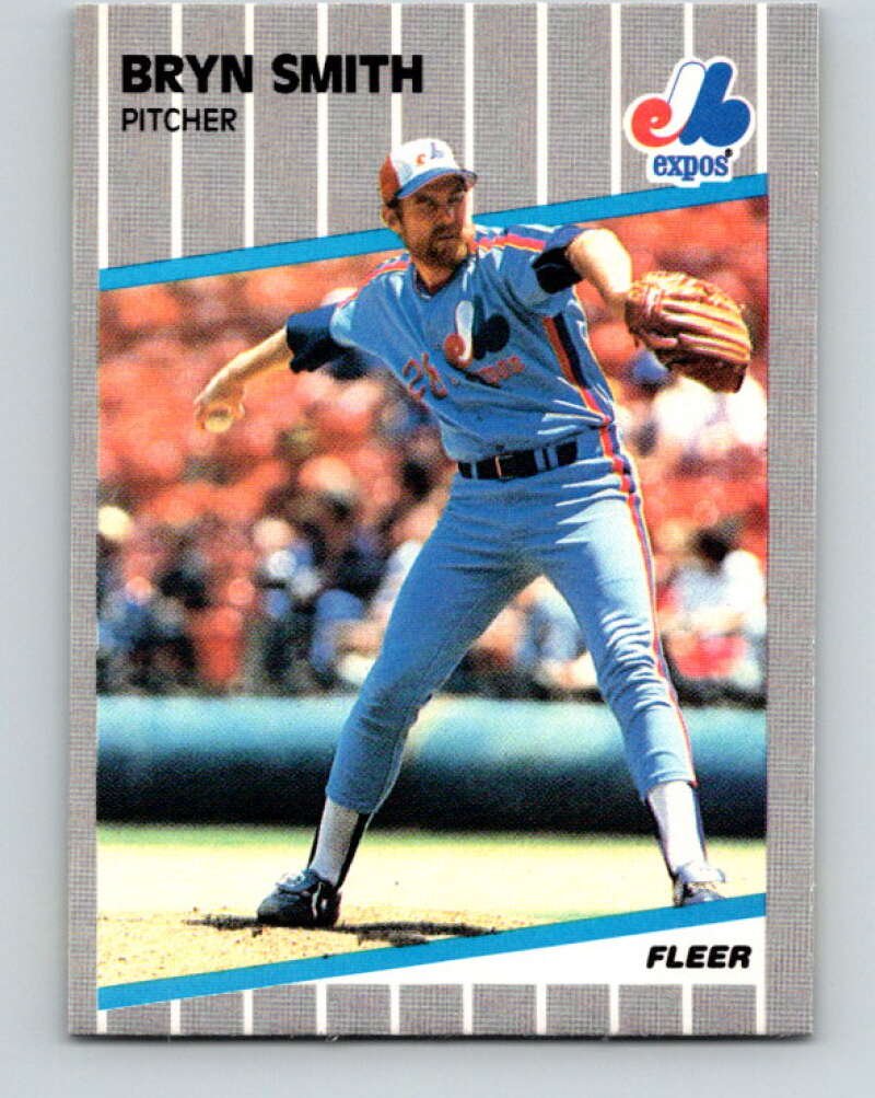 1989 Fleer #394 Bryn Smith Mint Montreal Expos