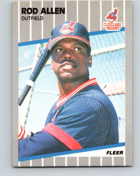 1989 Fleer #397 Rod Allen Mint Cleveland Indians