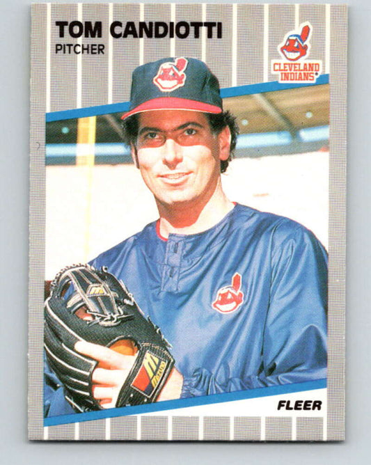 1989 Fleer #399 Tom Candiotti Mint Cleveland Indians