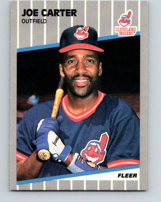 1989 Fleer #400 Joe Carter Mint Cleveland Indians