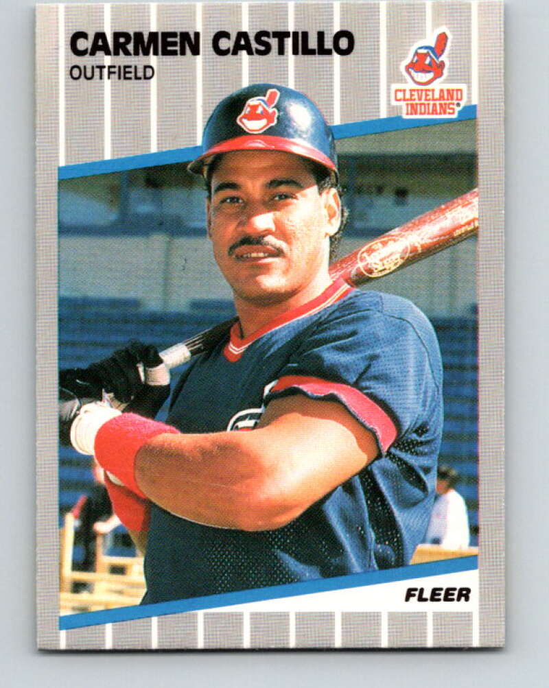1989 Fleer #401 Carmen Castillo UER Mint Cleveland Indians