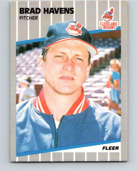 1989 Fleer #407 Brad Havens Mint Cleveland Indians