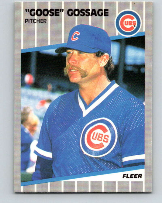 1989 Fleer #425 Rich Gossage Mint Chicago Cubs