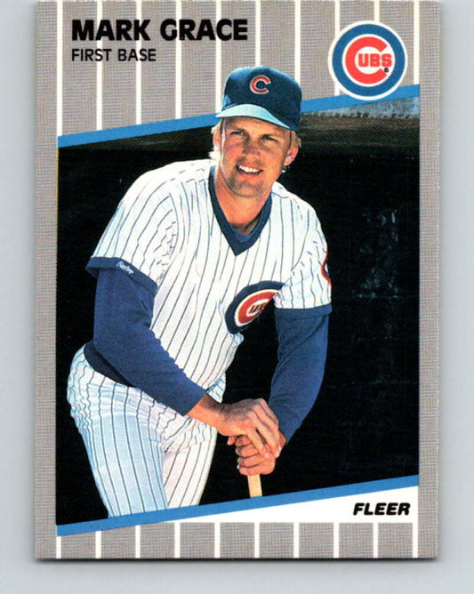 1989 Fleer #426 Mark Grace Mint Chicago Cubs