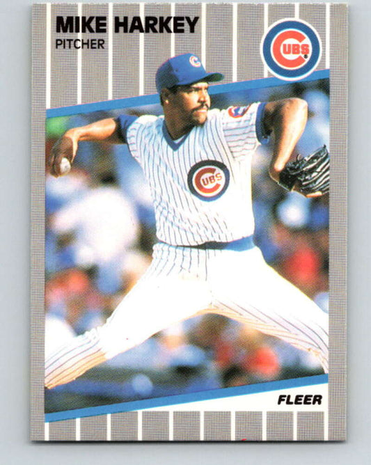 1989 Fleer #427 Mike Harkey Mint RC Rookie Chicago Cubs