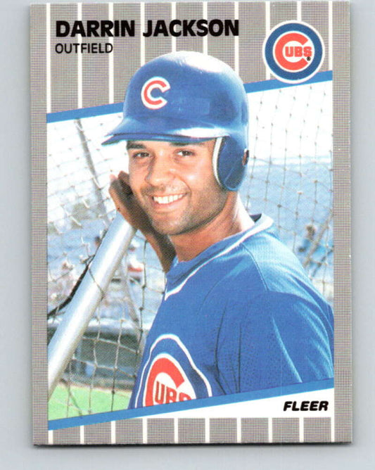 1989 Fleer #428 Darrin Jackson Mint Chicago Cubs