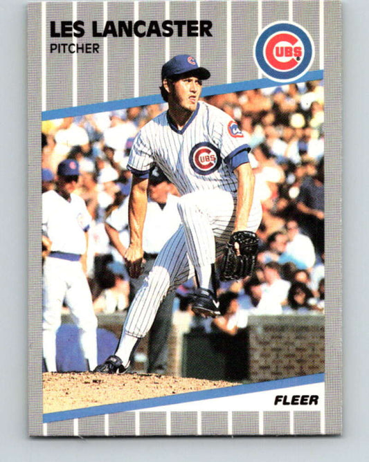 1989 Fleer #429 Les Lancaster Mint Chicago Cubs