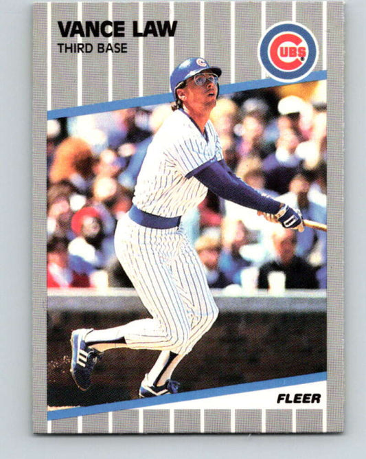 1989 Fleer #430 Vance Law Mint Chicago Cubs