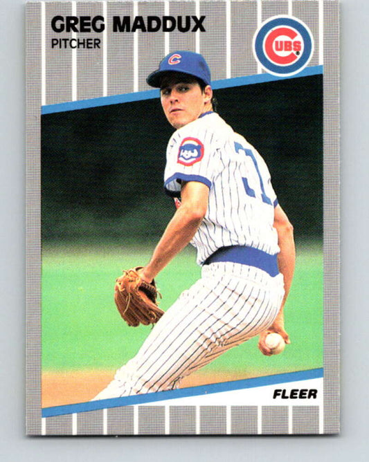 1989 Fleer #431 Greg Maddux Mint Chicago Cubs