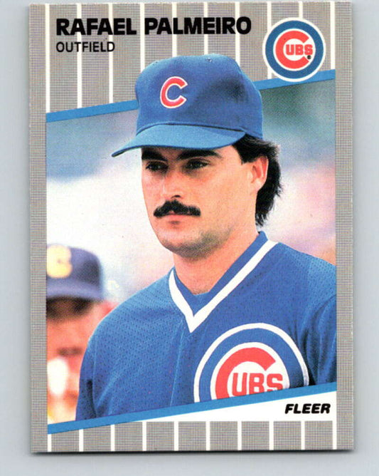 1989 Fleer #434 Rafael Palmeiro Mint Chicago Cubs