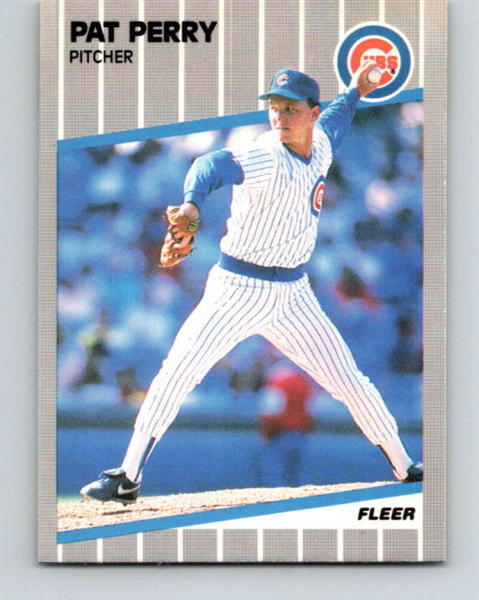 1989 Fleer #435 Pat Perry Mint Chicago Cubs