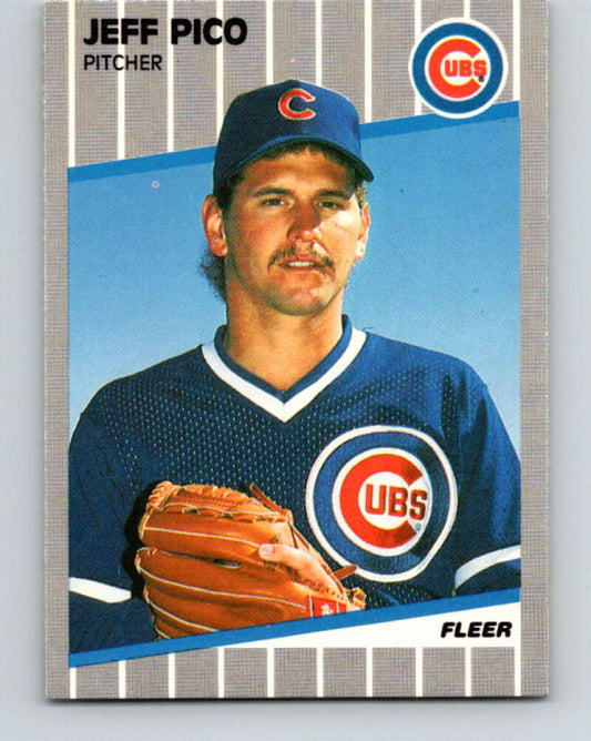 1989 Fleer #436 Jeff Pico Mint Chicago Cubs