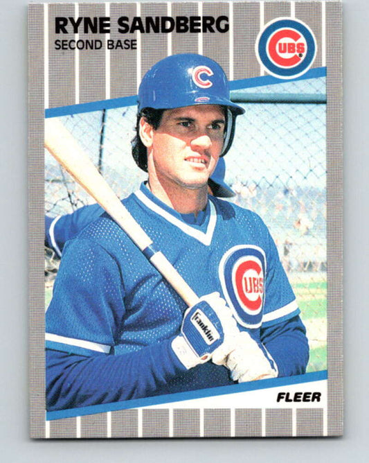 1989 Fleer #437 Ryne Sandberg Mint Chicago Cubs