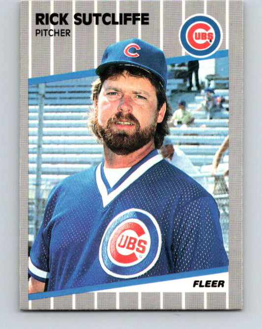1989 Fleer #439 Rick Sutcliffe Mint Chicago Cubs