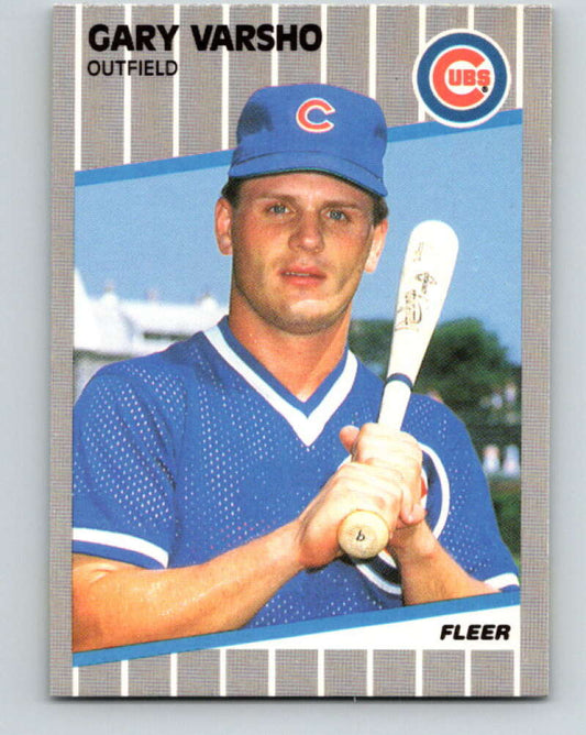 1989 Fleer #441 Gary Varsho UER Mint Chicago Cubs