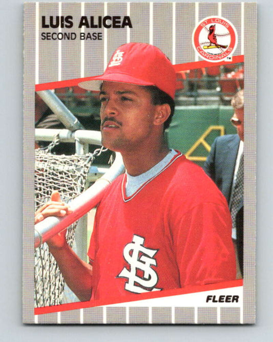 1989 Fleer #443 Luis Alicea Mint RC Rookie St. Louis Cardinals