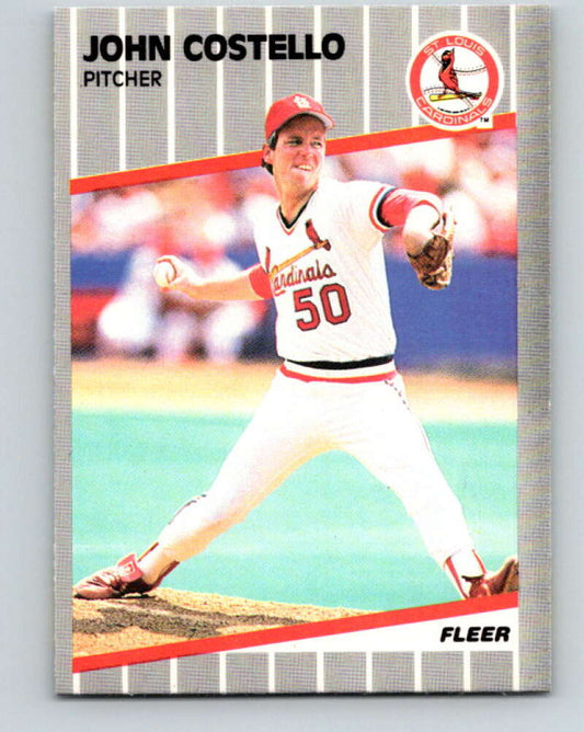 1989 Fleer #446 John Costello UER Mint St. Louis Cardinals