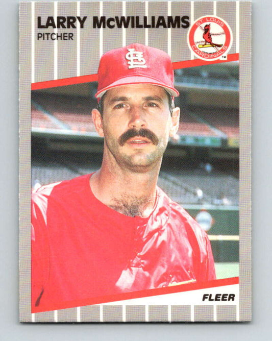 1989 Fleer #458 Larry McWilliams Mint St. Louis Cardinals