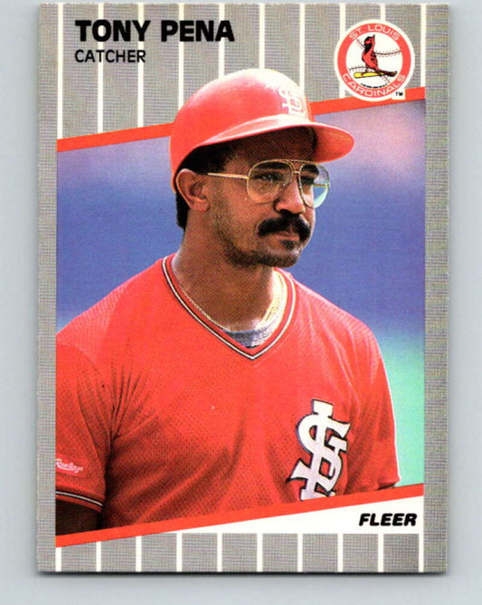 1989 Fleer #460 Tony Pena Mint St. Louis Cardinals