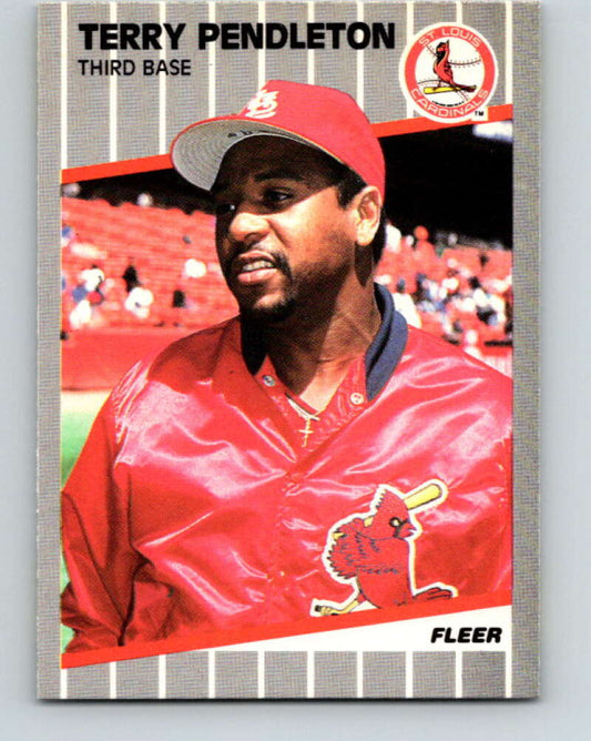 1989 Fleer #461 Terry Pendleton Mint St. Louis Cardinals