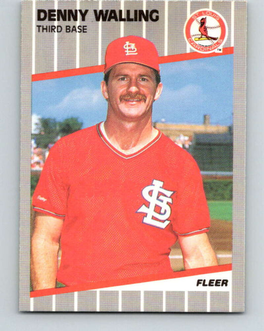 1989 Fleer #465 Denny Walling Mint St. Louis Cardinals