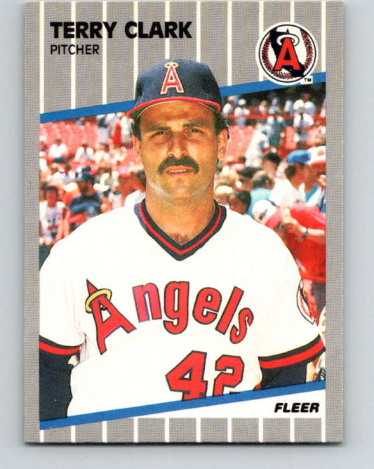1989 Fleer #470 Terry Clark Mint RC Rookie California Angels