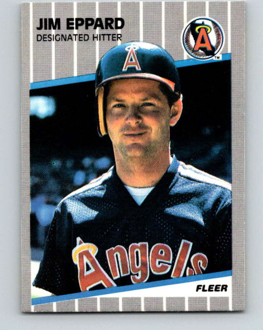 1989 Fleer #476 Jim Eppard Mint California Angels