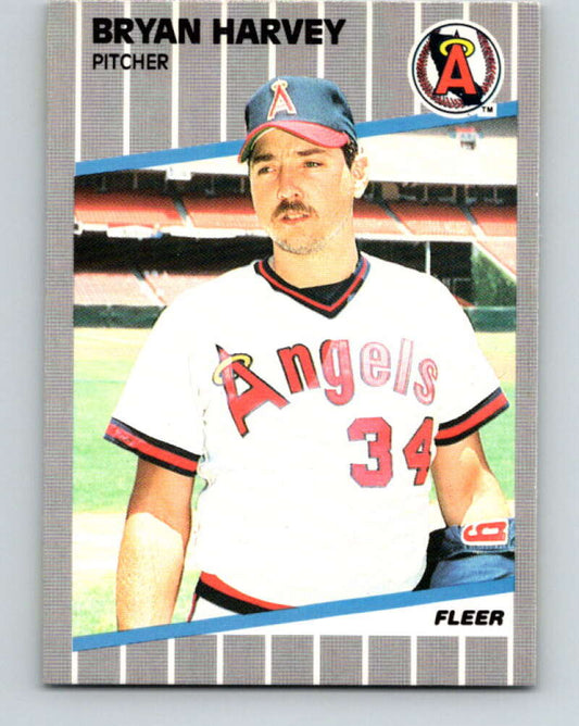 1989 Fleer #479 Bryan Harvey UER Mint RC Rookie California Angels