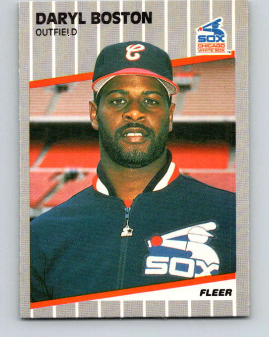 1989 Fleer #492 Daryl Boston Mint Chicago White Sox
