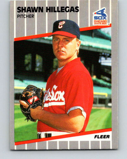 1989 Fleer #498 Shawn Hillegas Mint Chicago White Sox
