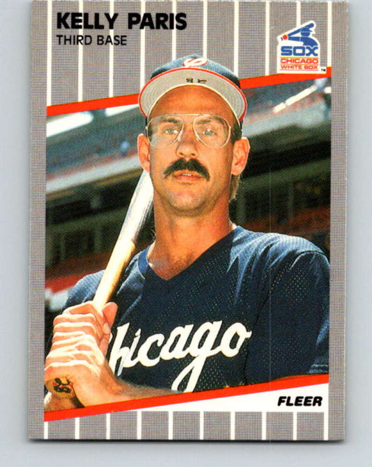 1989 Fleer #506 Kelly Paris Mint Chicago White Sox