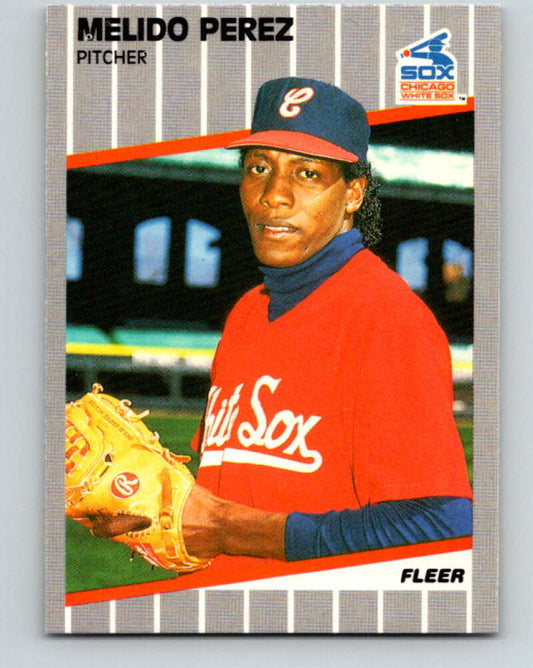 1989 Fleer #509 Melido Perez Mint Chicago White Sox