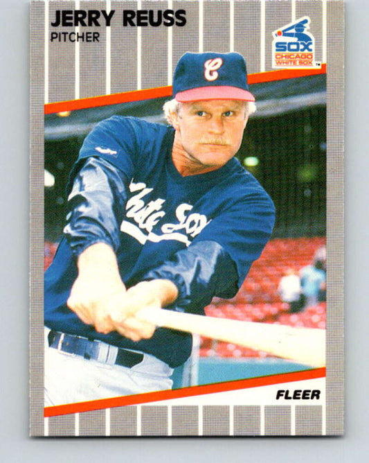 1989 Fleer #510 Jerry Reuss Mint Chicago White Sox